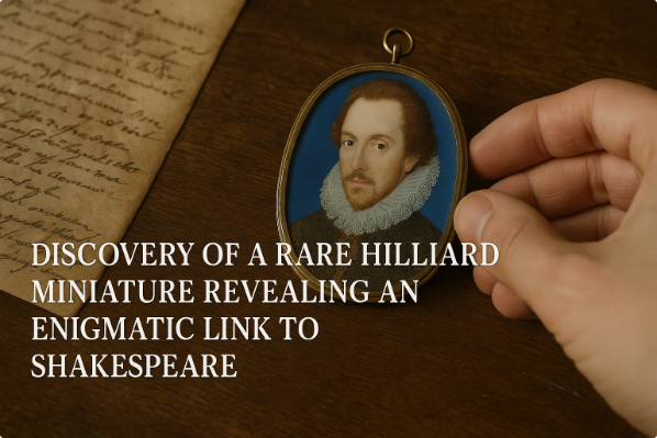 Discovery of a Rare Hilliard Miniature Revealing an Enigmatic Link to Shakespeare